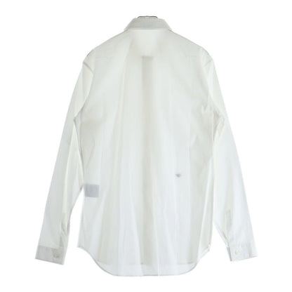 Dior Bee Embroidery Hiyo Button Long Sleeve Shirt White