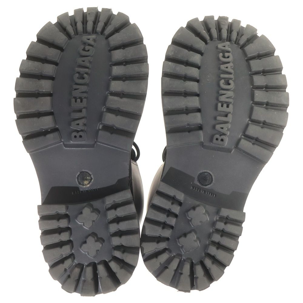 Balenciaga Steroid Boots Matelasse Up Rubber Long Black