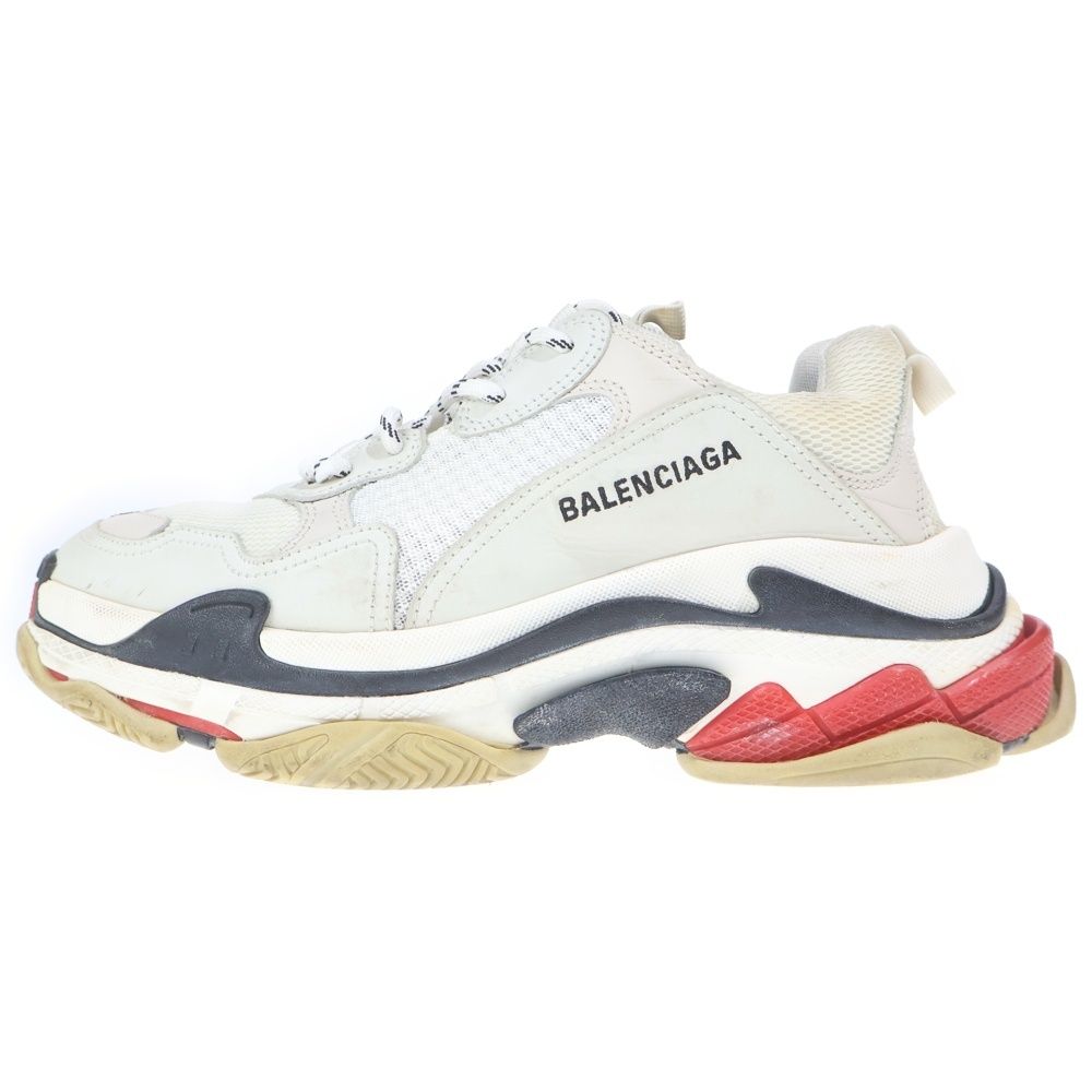 Balenciaga Triple-s Trainers Triple S Low Cut Dad Sneakers White