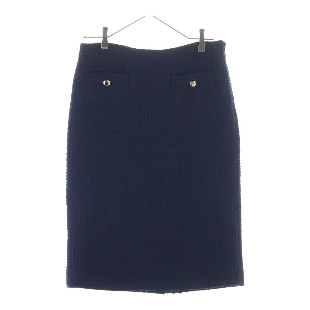 Miu Miu Tweed Pencil Skirt Black 40