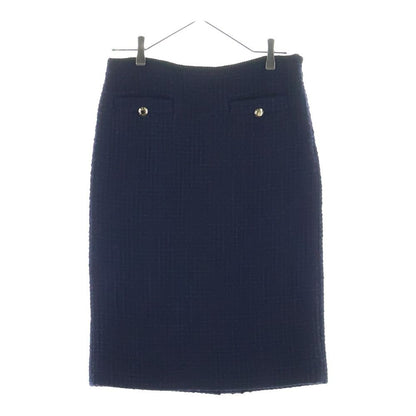 Miu Miu Tweed Pencil Skirt Black 40