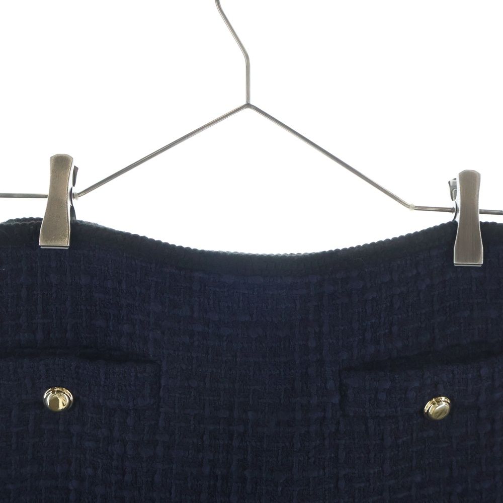 Miu Miu Tweed Pencil Skirt Black 40