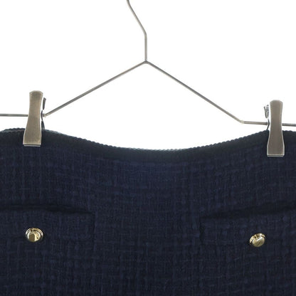 Miu Miu Tweed Pencil Skirt Black 40