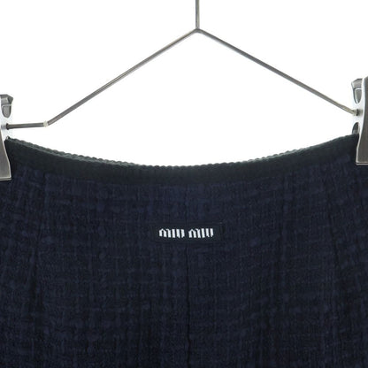 Miu Miu Tweed Pencil Skirt Black 40