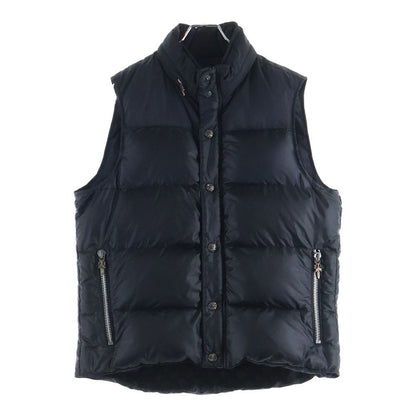 Chrome Hearts Stiff Vest Nylon Cross Ball Button Down Jacket Black