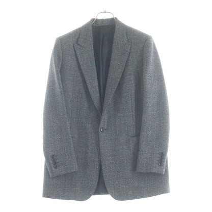 Celine Long Rectangle Jacket Tweed Tailored Gray