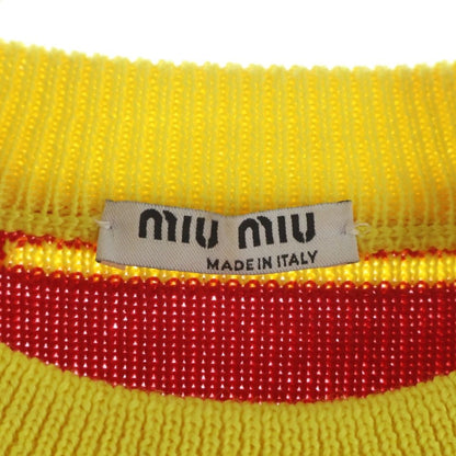 Miu Miu Logo Border Sweater