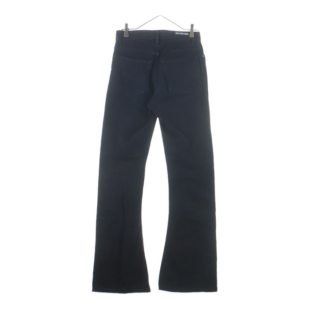 Balenciaga Bootcut Pants Boots Cut Denim Black