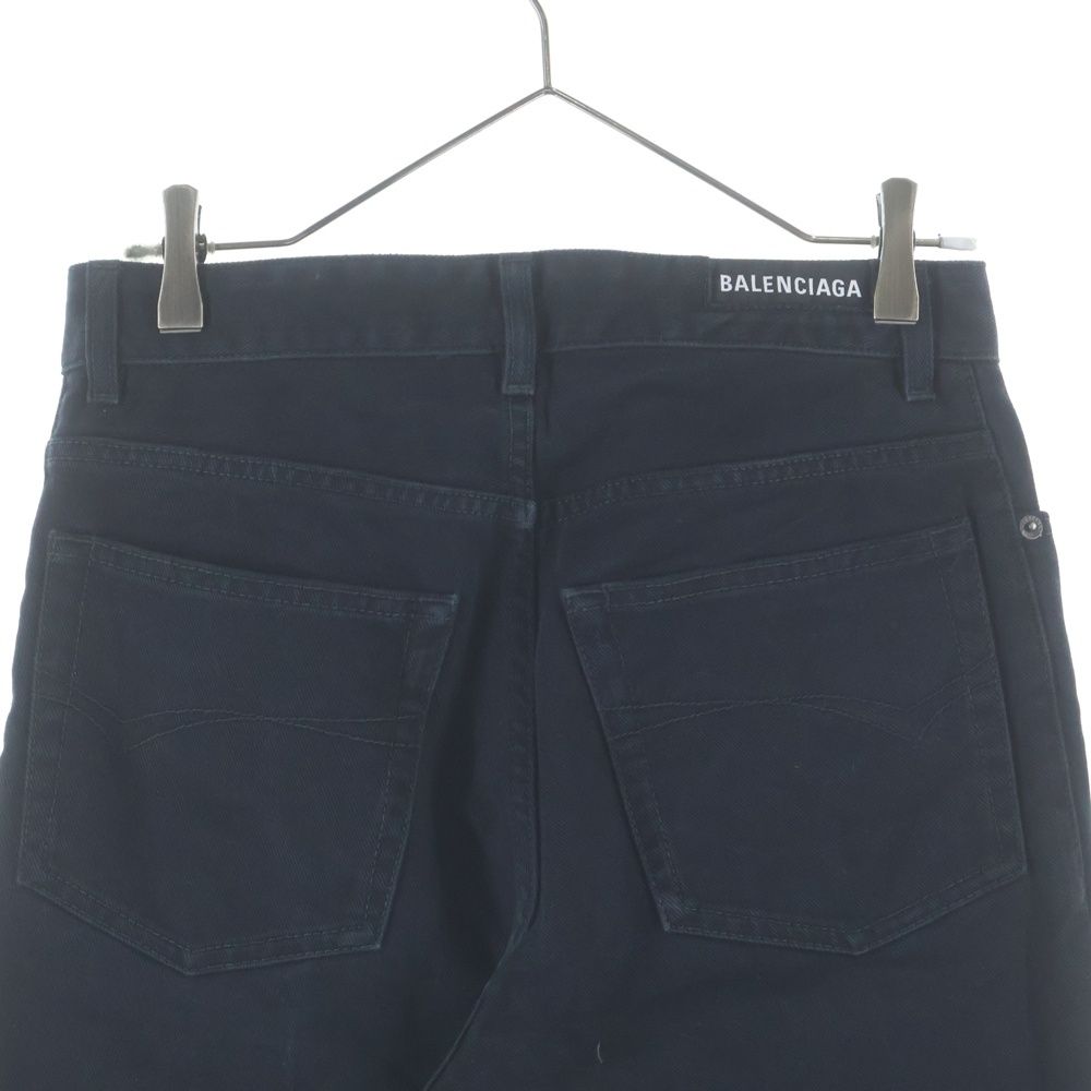 Balenciaga Bootcut Pants Boots Cut Denim Black