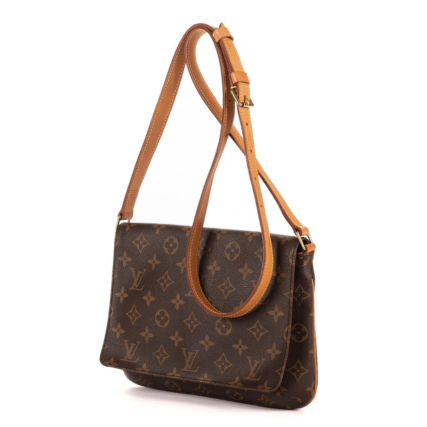 Louis Vuitton Musette Tango Brown Monogram Canvas