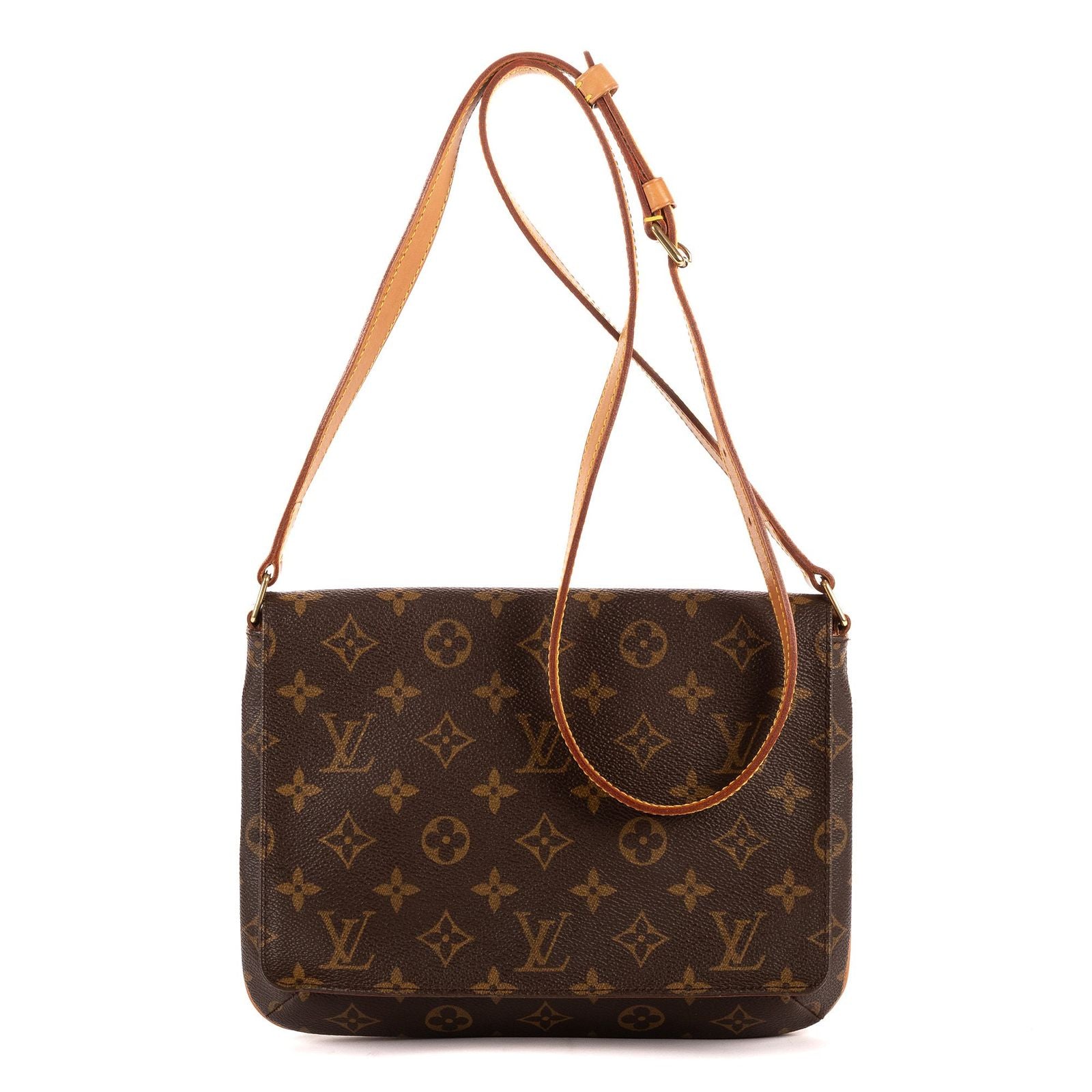 Louis Vuitton Musette Tango Brown Monogram Canvas