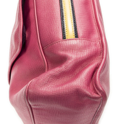 Loewe Maia Anagram Flap Top Handle Pink Gray Calfskin Leather