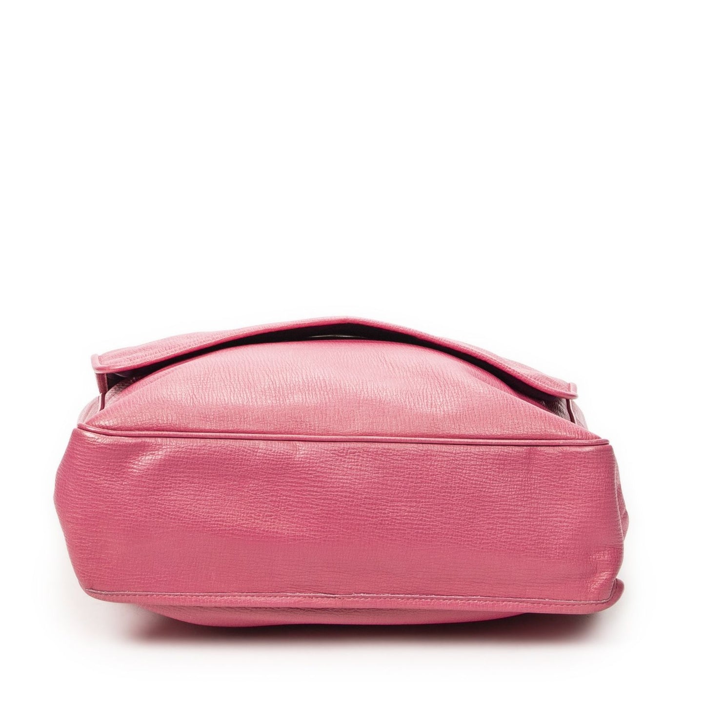 Loewe Maia Anagram Flap Top Handle Pink Gray Calfskin Leather
