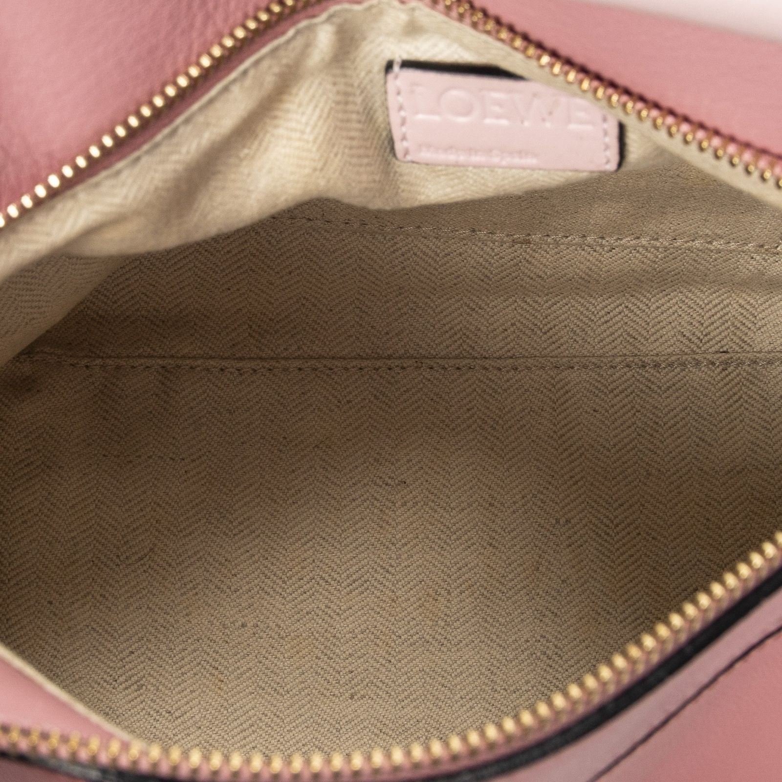 Loewe Mini Puzzle Bag Pink Calfskin Leather