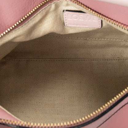 Loewe Mini Puzzle Bag Pink Calfskin Leather