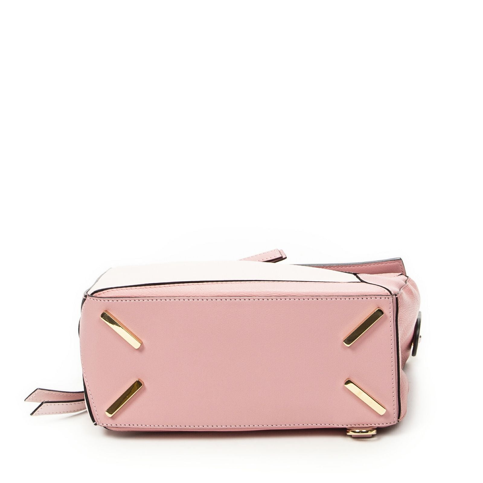 Loewe Mini Puzzle Bag Pink Calfskin Leather