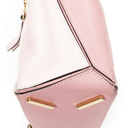 Loewe Mini Puzzle Bag Pink Calfskin Leather