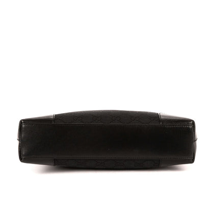 Gucci Shoulder Hobo Black GG Canvas