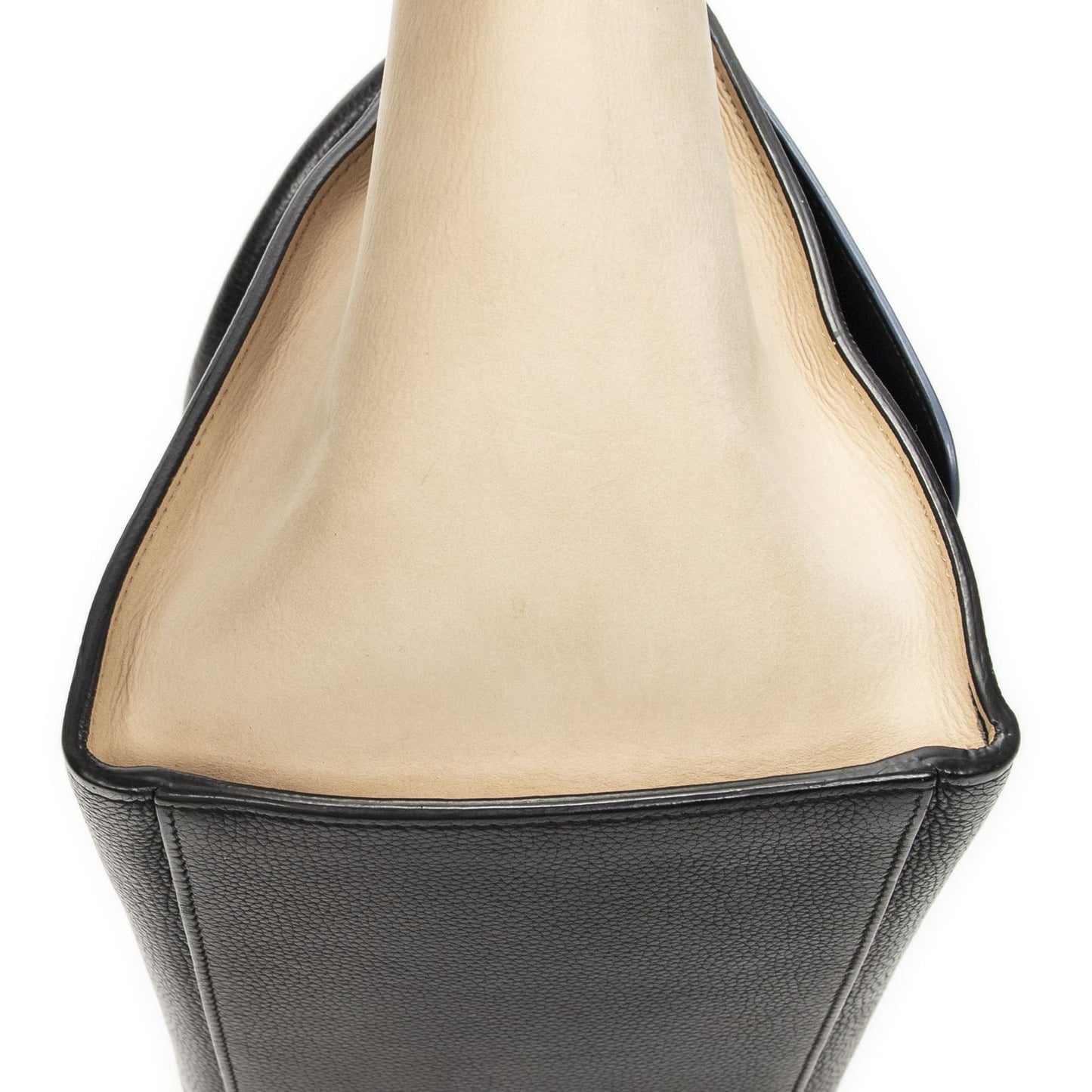 Celine Small Medium Swing Black Blue Beige Calfskin Leather