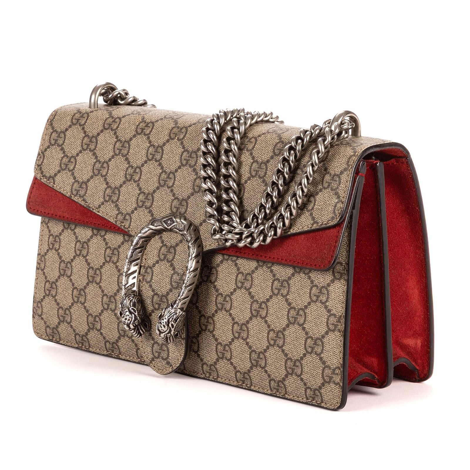 Gucci Dionysus Beige Red Supreme Canvas