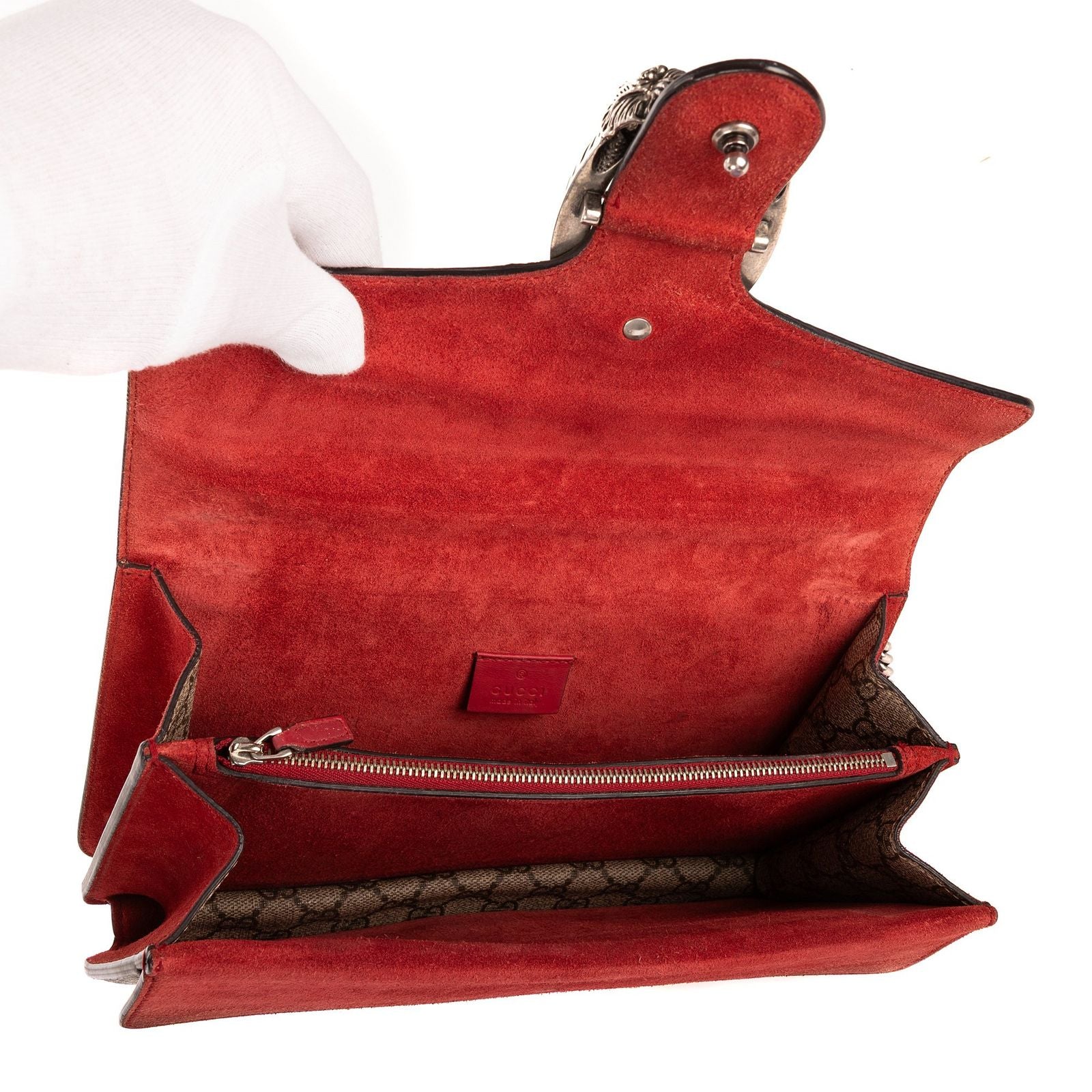 Gucci Dionysus Beige Red Supreme Canvas