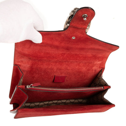 Gucci Dionysus Beige Red Supreme Canvas