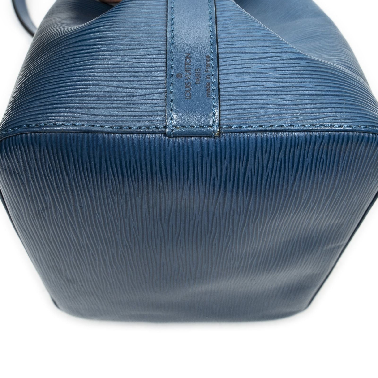 Louis Vuitton Noe Blue Epi Handbag