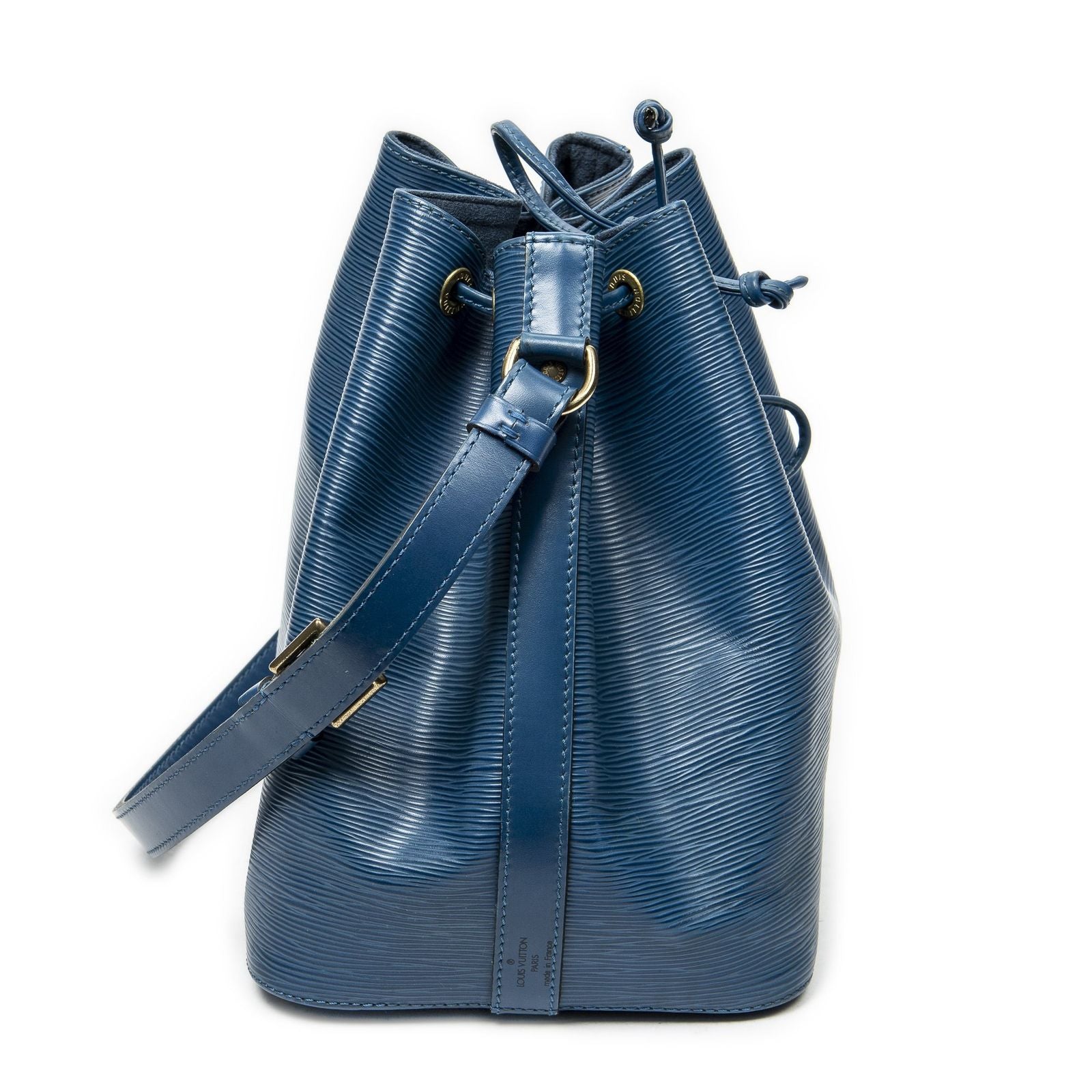 Louis Vuitton Noe Blue Epi Handbag