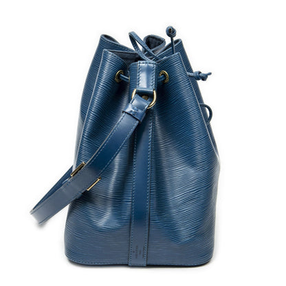 Louis Vuitton Noe Blue Epi Handbag
