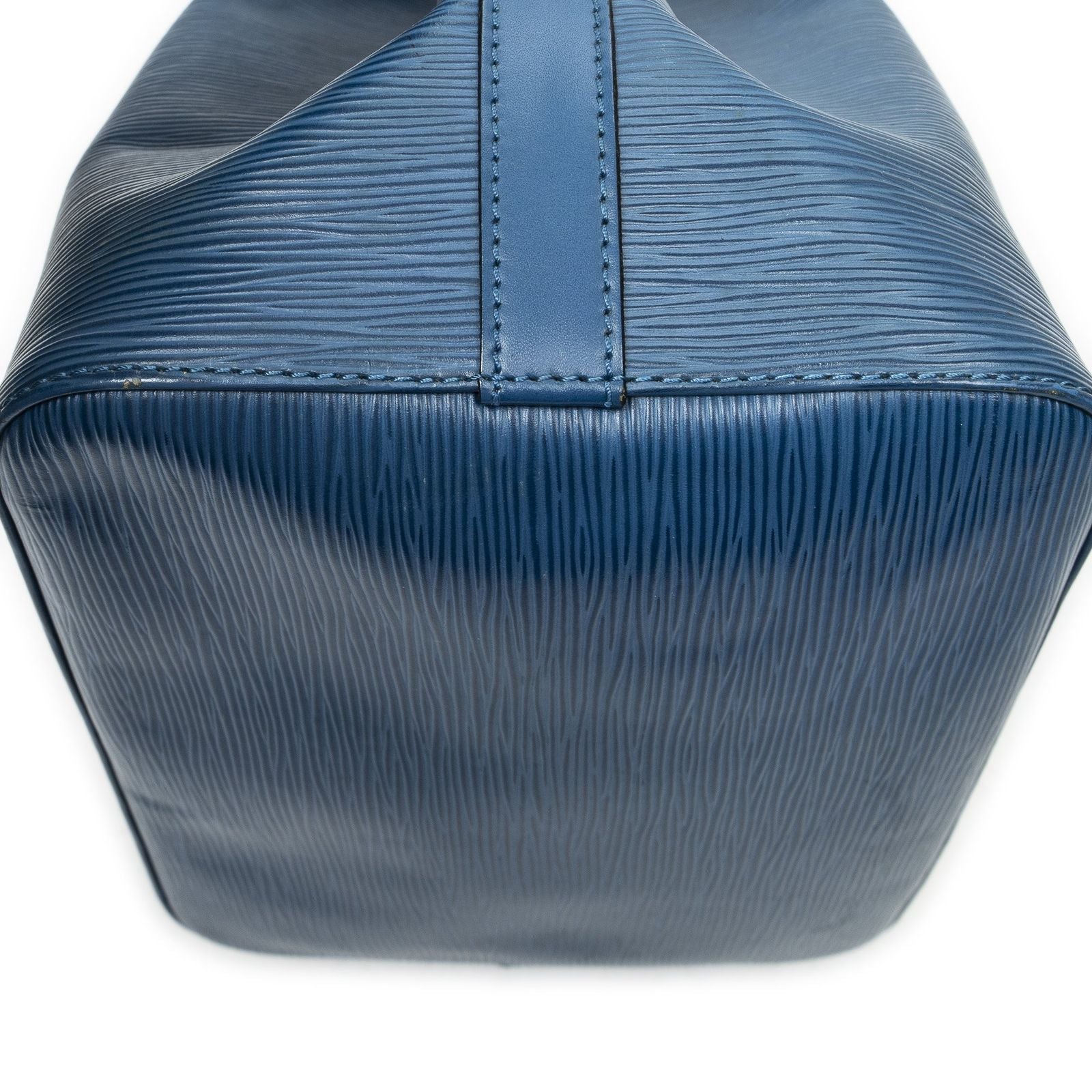 Louis Vuitton Noe Blue Epi Handbag