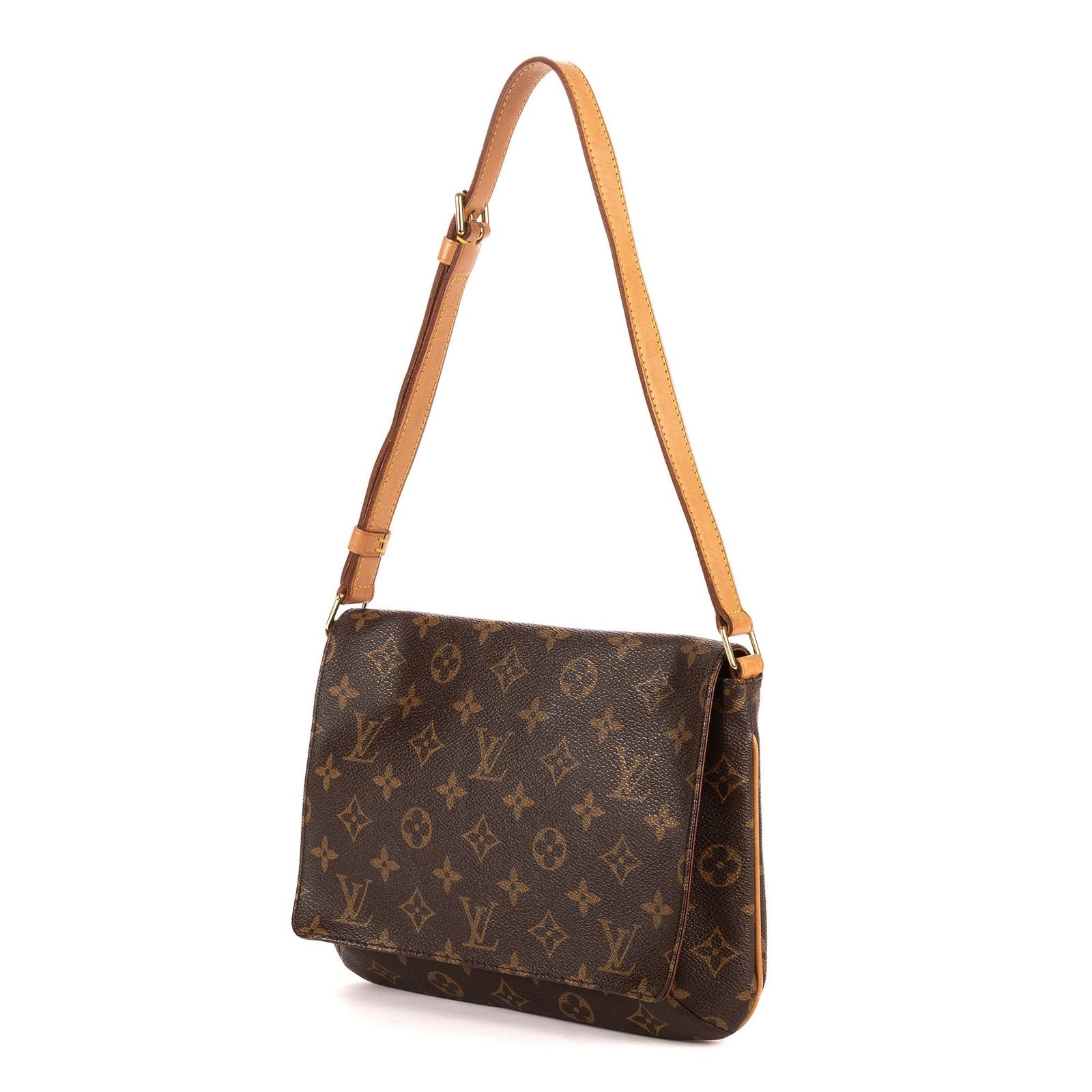 Louis Vuitton Musette Tango Brown Monogram Canvas