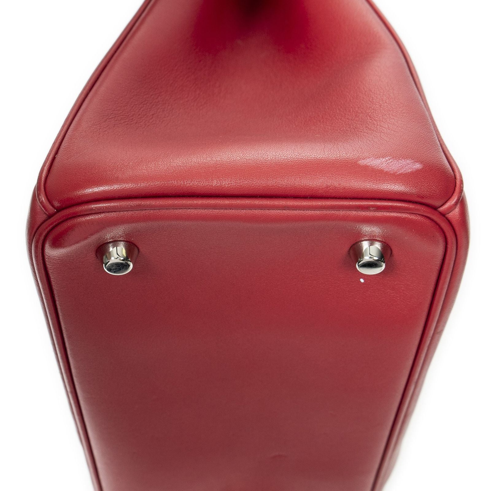 Dior Large Diorissimo Tote Red Smooth Scarf Skin Leather
