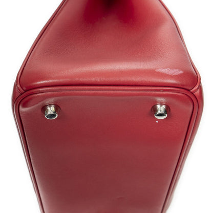 Dior Large Diorissimo Tote Red Smooth Scarf Skin Leather