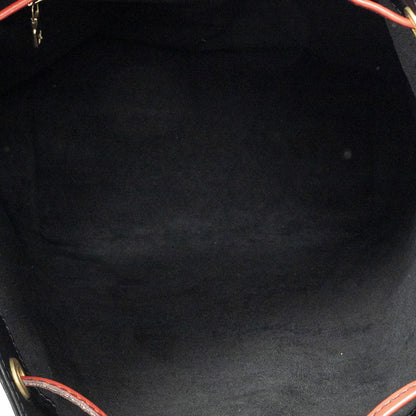 Louis Vuitton Noe Bicolor Black Red Epi Handbag