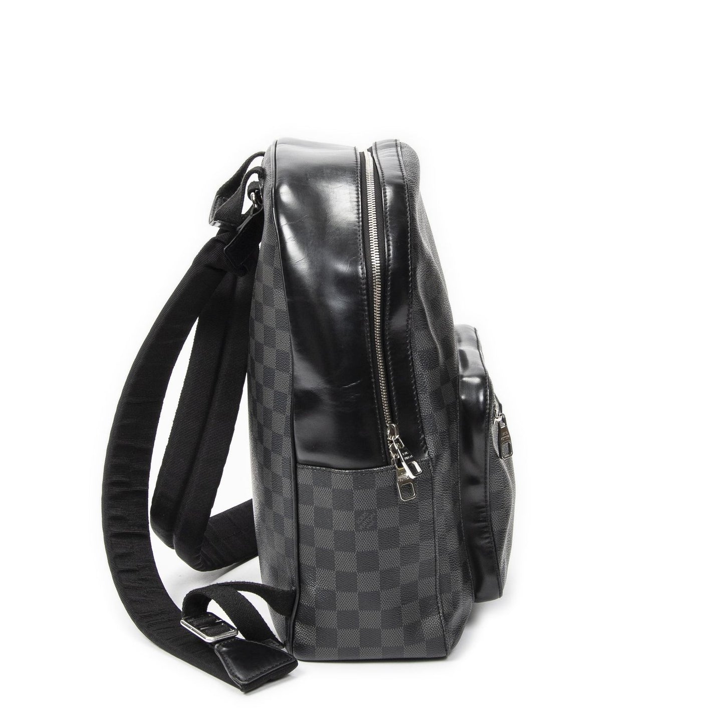 Louis Vuitton Josh Backpack Black Gray Damier Graphite