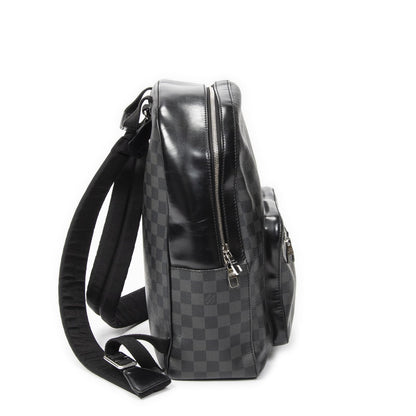 Louis Vuitton Josh Backpack Black Gray Damier Graphite
