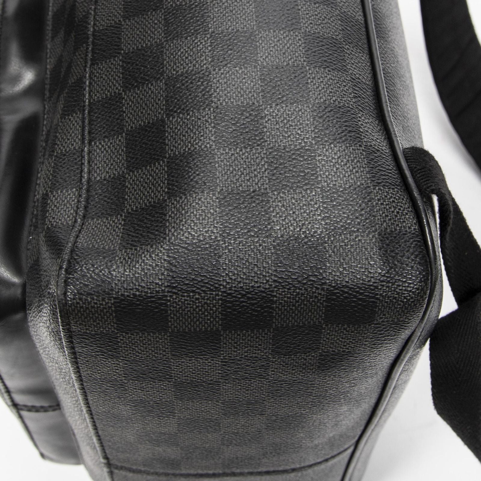 Louis Vuitton Josh Backpack Black Gray Damier Graphite