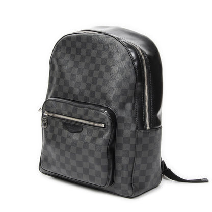 Louis Vuitton Josh Backpack Black Gray Damier Graphite