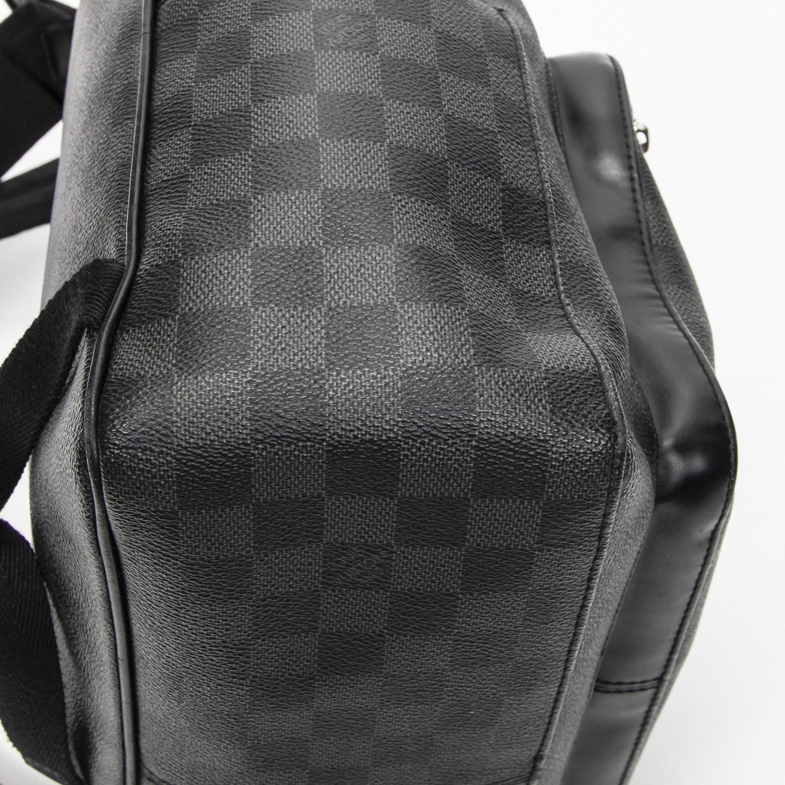 Louis Vuitton Josh Backpack Black Gray Damier Graphite
