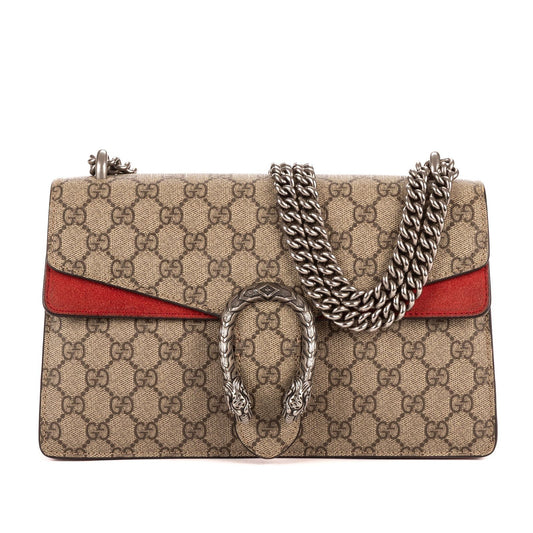 Gucci Dionysus Beige Red Supreme Canvas