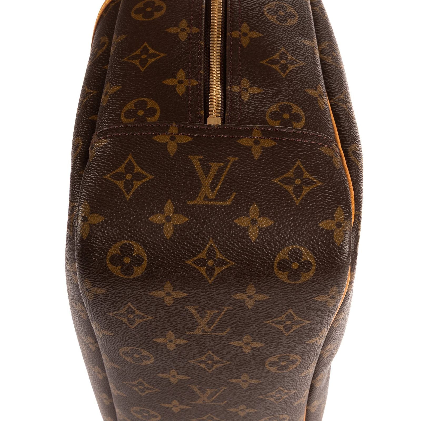 Louis Vuitton Deauville Brown Monogram Canvas Handbag