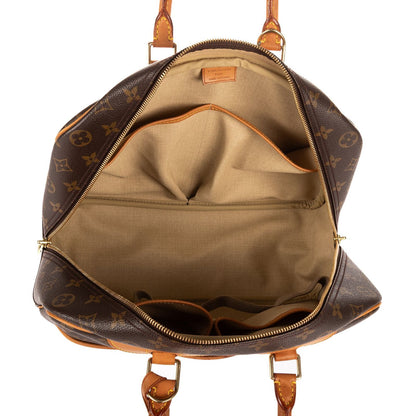 Louis Vuitton Deauville Brown Monogram Canvas Handbag