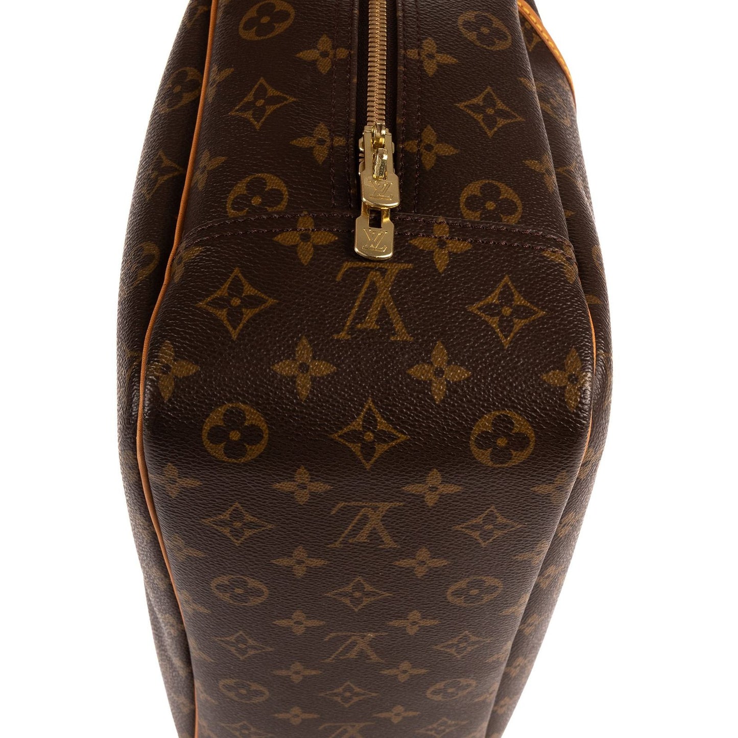 Louis Vuitton Deauville Brown Monogram Canvas Handbag