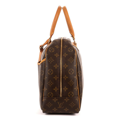 Louis Vuitton Deauville Brown Monogram Canvas Handbag