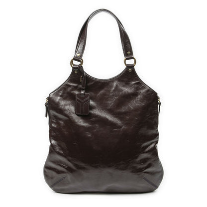 Saint Laurent Yves Metropolis Tribute Tote Toba Gandypatent Leather