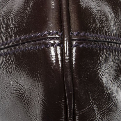 Saint Laurent Yves Metropolis Tribute Tote Toba Gandypatent Leather