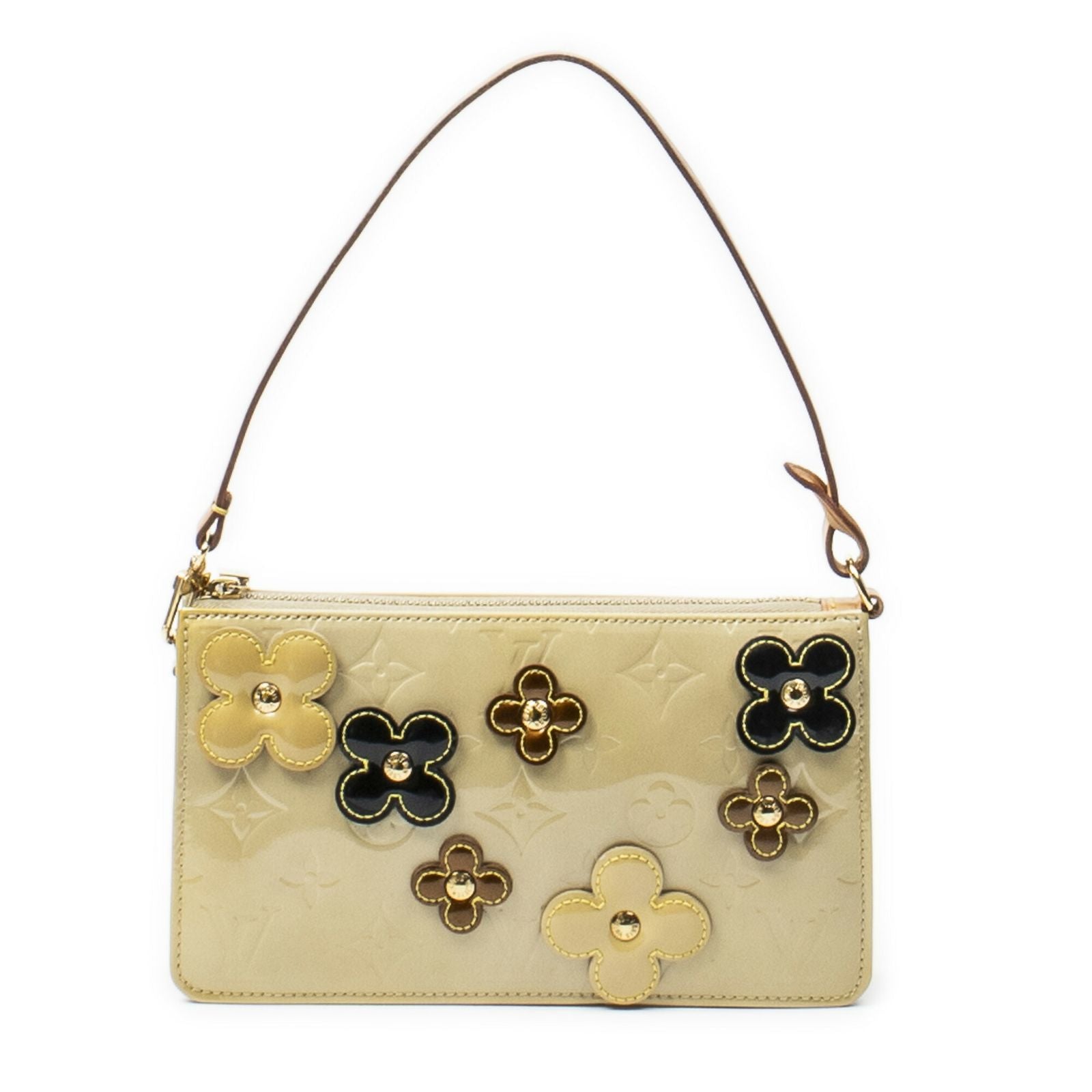 Louis Vuitton Lexington Pochette Pistache Monogram Vernis