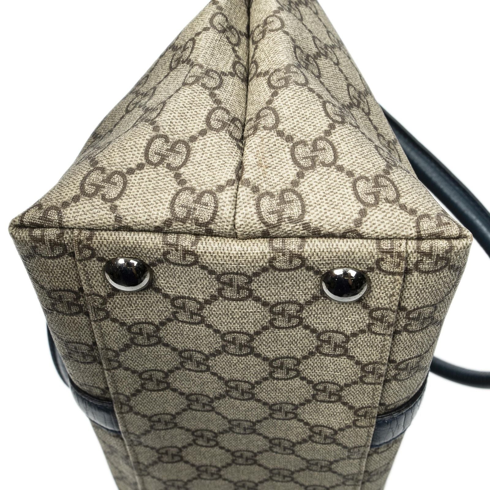 Gucci Radio Punto Dark Green Beige Supreme Canvas