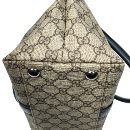 Gucci Radio Punto Dark Green Beige Supreme Canvas