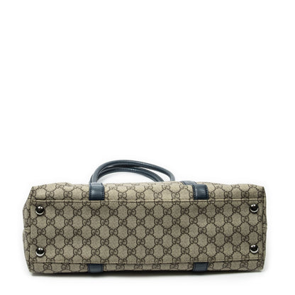 Gucci Radio Punto Dark Green Beige Supreme Canvas